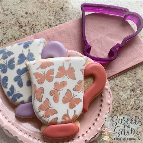 Tea Cup Or Coffee Cup Cookie Cutter And Fondant Cutter And Etsy