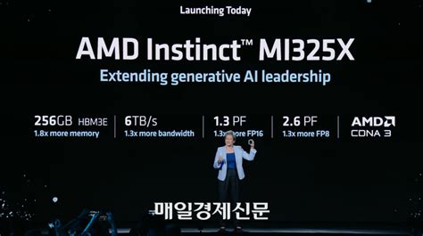 ‘엔비디아 대항마 美 Amd 새 Ai 칩 공개“블랙웰 잡는다” 매일경제