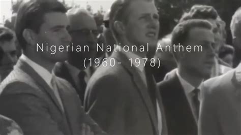 Lyrics Of Old Nigerian Anthem Nigeria We Hail Thee Nigeria Set To