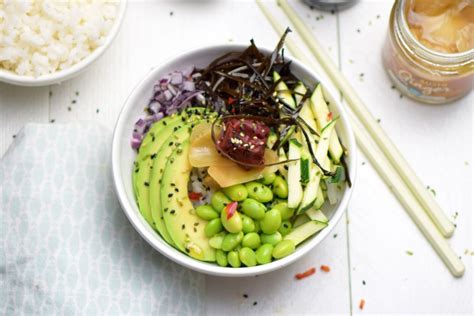 Poke Bowl Aux L Gumes Verts Terrasana Positive Eating