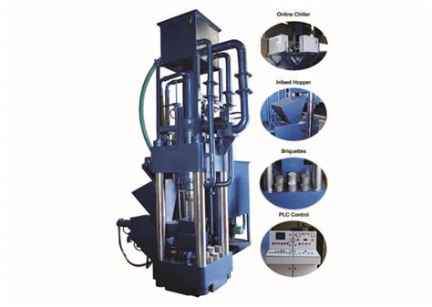 Hydraulic Briquetting Press Vertical Briquetting Machine For Metal