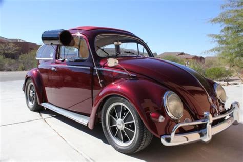 Volkswagen Beetle Classic Sliding Roof 1957 Burgundy For Sale 1957