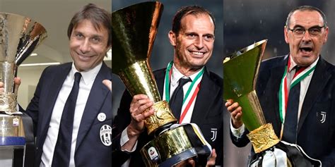 Juventus Lazio Allegri Per La Sesta I Record Di Max Conte E Sarri