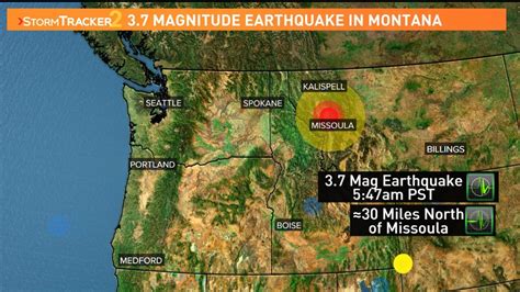 3.7 magnitude earthquake shakes western Montana | krem.com