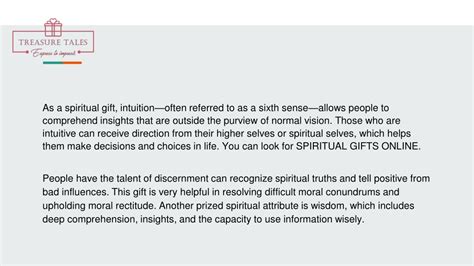 PPT - DIFFERENT TYPES OF SPIRITUAL GIFTS PowerPoint Presentation, free ...