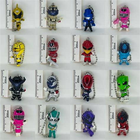 BANDAI Power Rangers Sentai Kamen Rider Keychains Japan Authentic