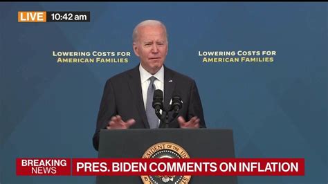 Biden Takes Credit For Inflation Coming Down