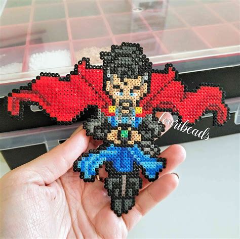 Dr Strange Perler Perler Beads Perler Bead Art Fuse Beads Diy Beads