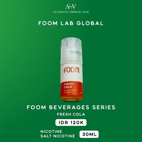 Jual Foom Fresh Cola Salt Nic 30ML By Foom Lab LS Shopee Indonesia