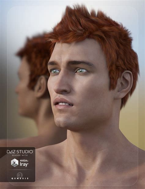 Adam Hair For Genesis 3 Male S Daz 3D