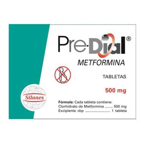 Metformina Predial 500 Mg 60 Tabletas Walmart