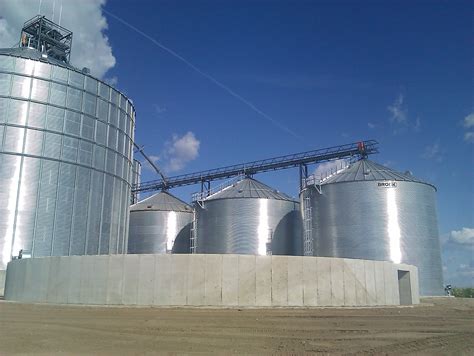 Millwright Services And Concrete Foundations For Grain Storage