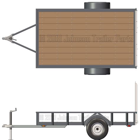 6 X 10 Utility Trailer Plans Blueprints 3500 Lb Capacity Utility Trailer Trailer Plans