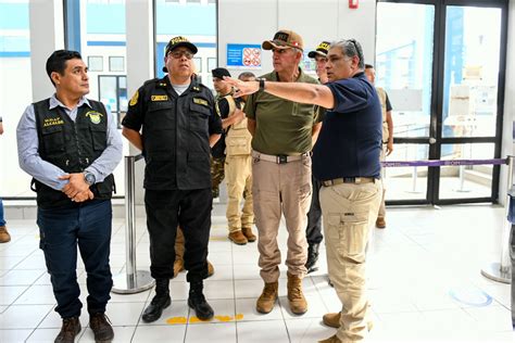 Tumbes Ministro Del Interior Supervisa Seguridad Policial En La