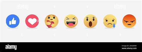 Social Media Reaktionen Emojis Daumen Hoch Liebesherz Hug Emoji