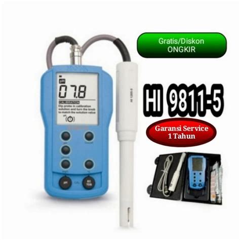 Jual Hanna Instruments Hi Ph Ec Tds C Portable Meter Shopee