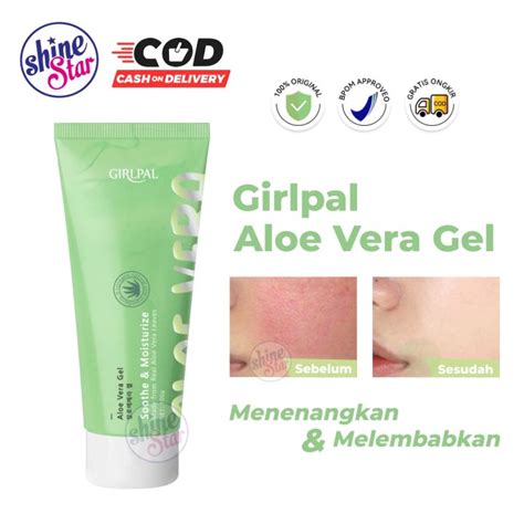 Bpom Pelembab Wajah Girlpal Aloe Vera G Soothing Gel Moisture