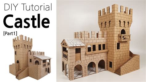 Diy How To Make A Cardboard Castle Part 1 Youtube