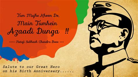 Happy Birthday Netaji Subhash Chandra Bose Images With Quotes God HD ...