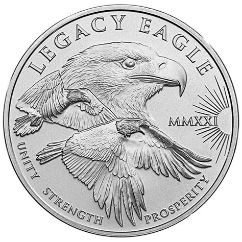 Oz Silver Legacy Eagle Coin U S Money Reserve