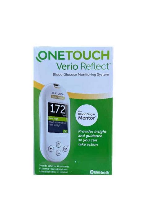 Onetouch Verio Reflect Glucose Meter Kit Meter 10 Lancets 1