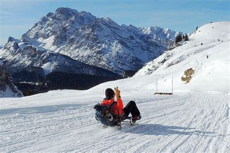 Cortina Dolomites Winter Hiking Sledding Experience For All