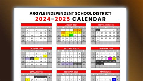 Argyle ISD Unveils 2024-2025 School Calendar | Details