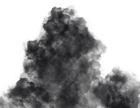 set  realistic smoke isolated  transparency background  png