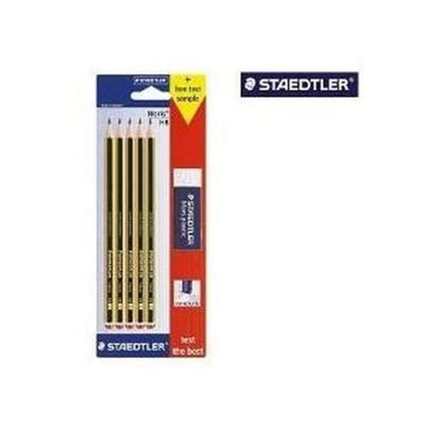 Staedtler Blister De Crayons Graphite Hb Noris Gomme