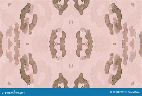 Brown Ocelot Rapport Beige Trendy Cheetah Skin Stock Illustration Illustration Of Nude