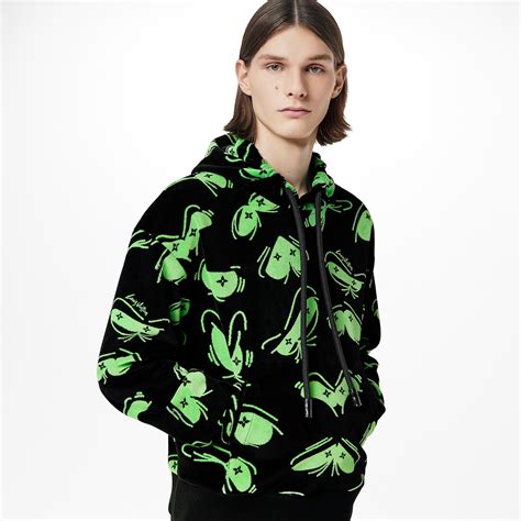 Lv Eyes Graphic Jacquard Hoodie Ready To Wear Louis Vuitton