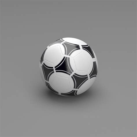 Футбольный мяч 3D Модель $39 - .max .fbx .obj - Free3D