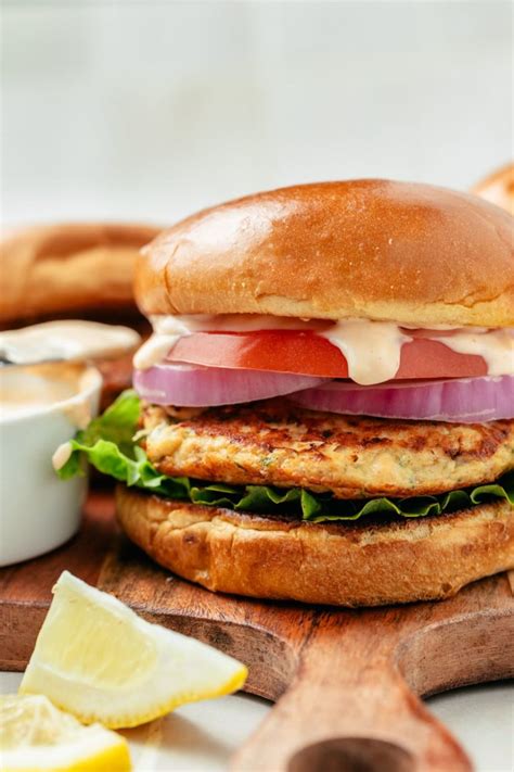 Canned Salmon Burgers