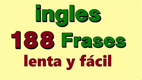 Frases En Ingles Para Aprender Clases De Ingles Para Principiantes