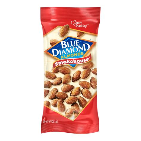 Blue Diamond Almonds Smokehouse Flavored Snack Nuts 40 Oz Resealable