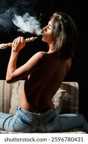 Hundred Naked Women Smoking Cigarettes Royalty Free Images Stock Photos Pictures