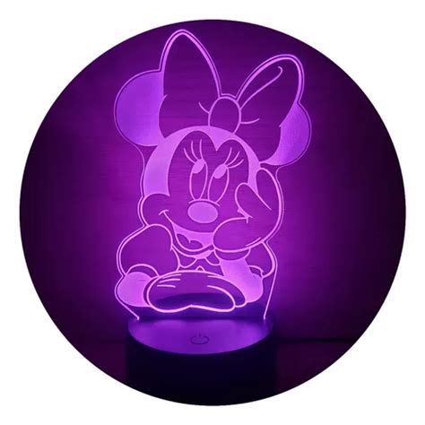 L Mpara Led Minnie So Adora Fan Art Decorativa Cuotas Sin Inter S