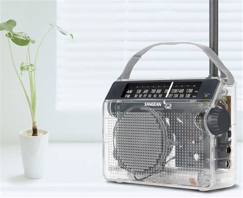Sangean PR-D6 Analogue Portable Radio - Clear | Catch.co.nz