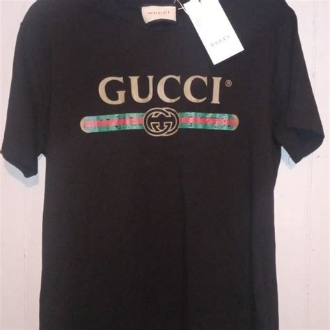 Gucci Black Vintage Logo T Shirt Nwt Mercari