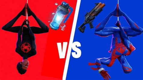 Miles Morales🔴 Vs Spider Man 2099🔵 1367 3892 2089 من ابتكار Arung Fortnite