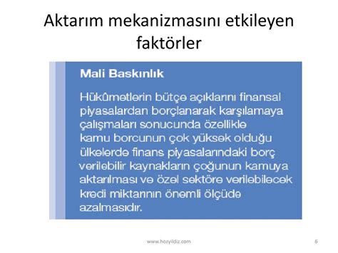 Ppt Parasal Aktarim Mekan Zmasi Powerpoint Presentation Free