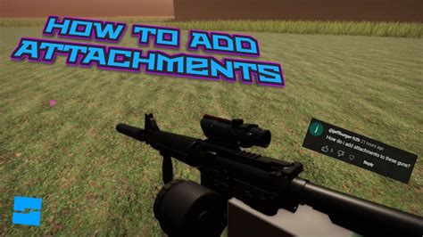 V How To Add Attachments In Acs Gun Kit Roblox Studio Youtube