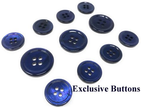 Navy Blue Mother of Pearl Buttons Set for suit jacket blazer Etsy 日本