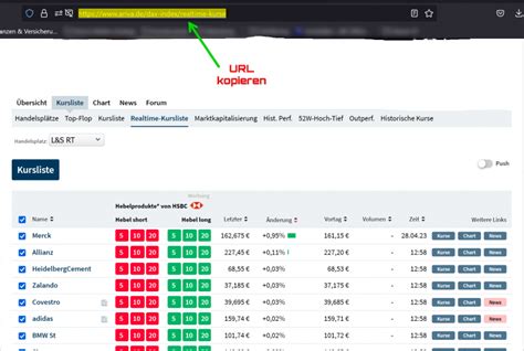 Aktienkurse In Excel Importieren Tutorial