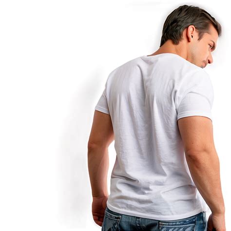 Download White T Shirt Back View Png Lwe