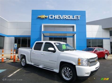 2009 Summit White Chevrolet Silverado 1500 Ltz Crew Cab 4x4 85498891 Photo 11