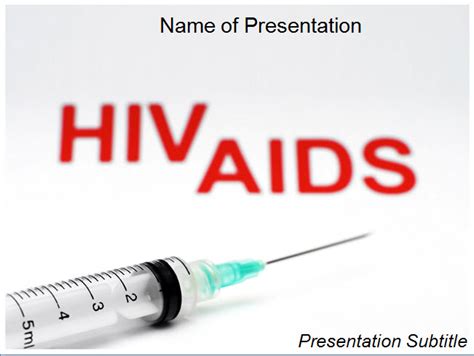 Hiv Aids Powerpoint Template At Best Price