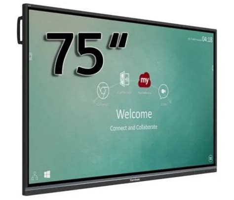 Black Viewsonic Interactive Flat Panel Model Name Number Ifp7550