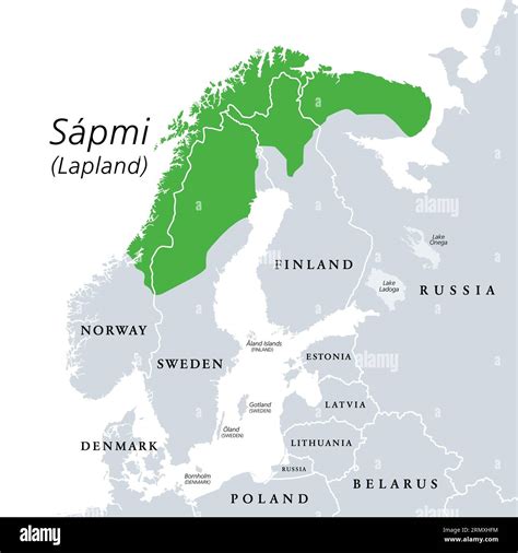 Scandinavian Peninsula On World Map