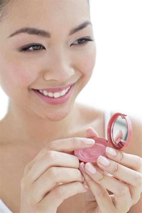 Woman Applying Make Up Photograph By Ian Hootonscience Photo Library Fine Art America